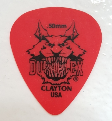 Plektrum Clayton Standard, rot 0,50 mm